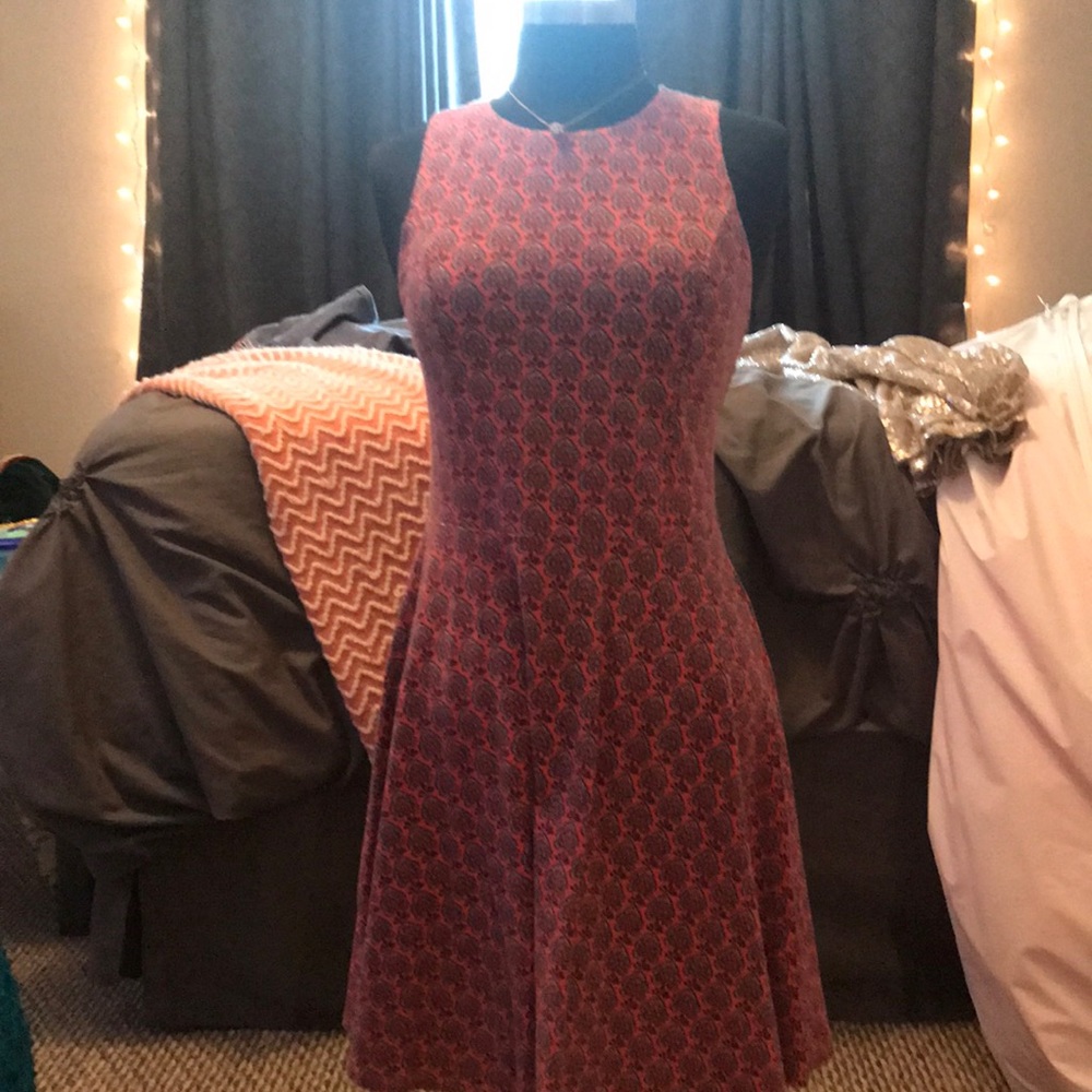Open back spring time dress.